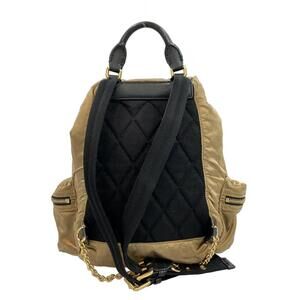 Burberry Brown Rucksack Bron Backpack White